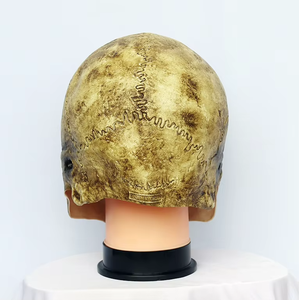Masque de tête intégrale en latex pour Halloween, <span class=keywords><strong>casque</strong></span> de crâne d'horreur, accessoire de costume effrayant pour mascarade, idéal pour le cosplay urbain d'Halloween - Product Image 5