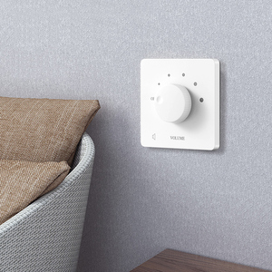 Interrupteur de contrôle du volume à impédance constante de type 86, panneau de haut-parleur, bouton de réglage 50W, régulateur de volume mural - Product Image 1
