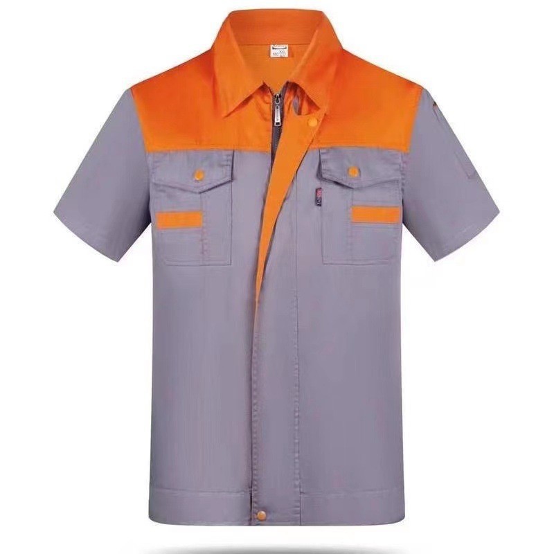 Gris y naranja