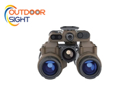 Jumelles de vision nocturne infrarouge à imagerie thermique portables et montables sur casque, étanches IP67, résolution 640x512, thermique 25mk