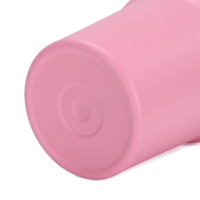 Gobelet de voyage isotherme en acier inoxydable de 20 oz avec poignée et couvercle à paille, compatible avec les porte-gobelets de voiture et les bouteilles d'extérieur