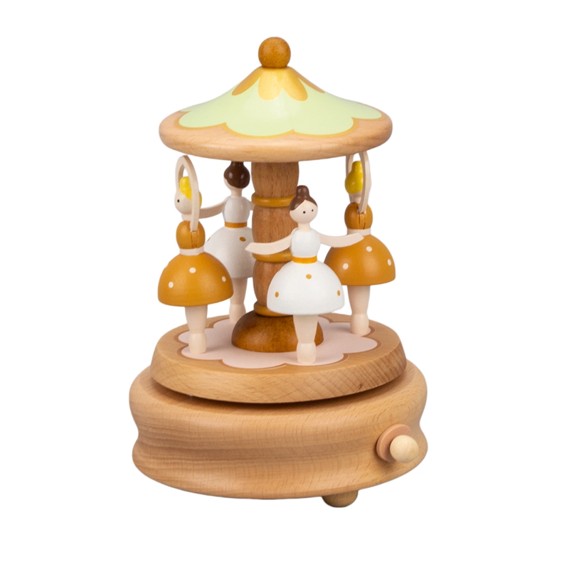 55805014 ballerina wooden music box