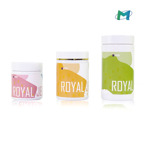 215Ml 370Ml Witte Fet Plastic Fles Gezondheidszorg Koninklijke Jelly Fles Hoogwaardige Honing Snoep Poeder Voedselafdichting Verpakking Pot - Product Image 1