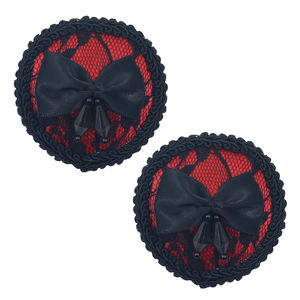 Meistverkaufte Sexy Wiederverwendbare Nippelabdeckungen mit Schleife in Verschiedenen Formen für Damen Party Nachtclub Dessous Show Intime Anlässe - Product Image 5