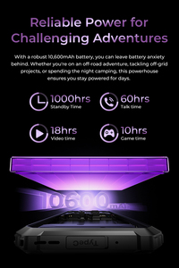 Oukitel G7 6.52" HD 576x1280 90Hz 4+64GB Rugged Phone 16MP Main <b>Camera</b> 8MP Front <b>Camera</b> T615 10600mAh 18W Android 16 Phone - Product Image 3