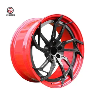 Custom 19 inch 2 stuk gesmeed wielen concave voor Japanse Duitsland Amerika Frankrijk UK cars