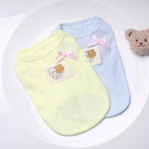 26 Dog <b>Clothes</b>, Spring/Summer Pet Clothing, <b>Cat</b> <b>Clothes</b>, Breathable Thin Vests, Small Dog Apparel Wholesale - Product Image 2