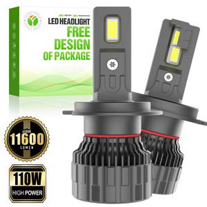 หลอดไฟ LED สำหรับรถยนต์ รุ่นพรีเมียม ไพรเวท มอลด์ 110W 11600Lm 6500K 12V A13B สำหรับร้านแต่งรถมืออาชีพ ใช้เพื่ออัพเกรดระบบไฟ - Product Image 1
