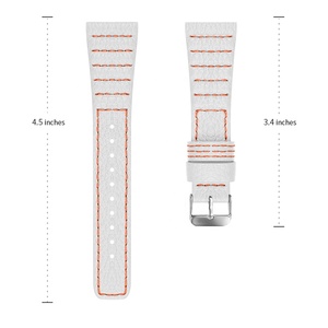 20mm 22mm Bracelet de montre en cuir véritable pour <span class=keywords><strong>Samsung</strong></span> <span class=keywords><strong>Galaxy</strong></span> <span class=keywords><strong>Watch3</strong></span> <span class=keywords><strong>45mm</strong></span> 41mm - Product Image 4
