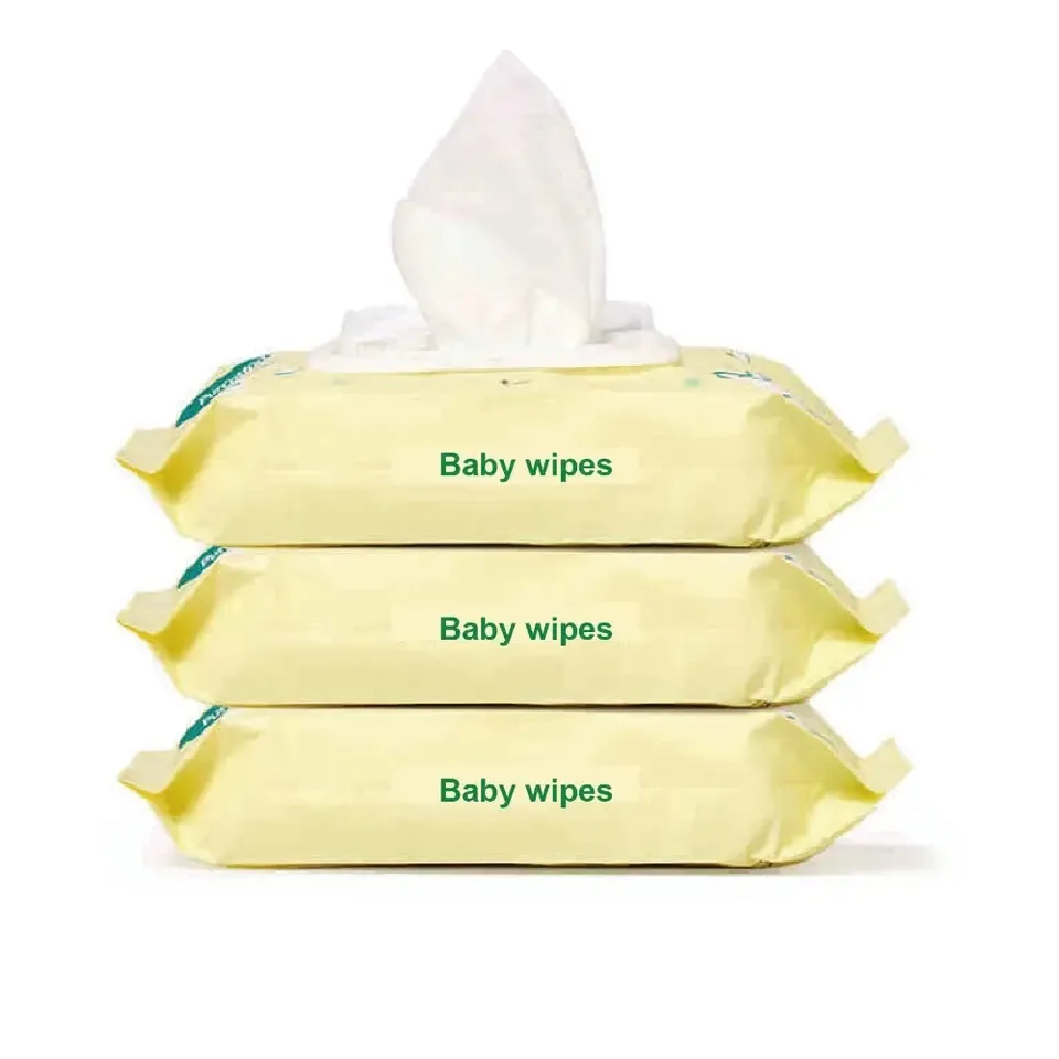 Hot Sale Wholesale babi wipe OEM Baby's wet Wipes Soft Fiber Natural Formula Wet Wipes for Baby Custom Logo