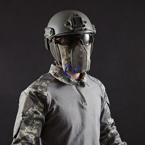 YUEMAI - Máscara Táctica <span class=keywords><strong>de</strong></span> Media Cara con Protección para los Oídos, Equipo <span class=keywords><strong>de</strong></span> Protección para Juegos <span class=keywords><strong>de</strong></span> <span class=keywords><strong>Supervivencia</strong></span> CS, Venta al por Mayor - Product Image 5