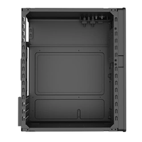 Boîtier PC MATX de petite taille avec éclairage ARGB et panneau frontal ventilé, prend en charge les alimentations ATX standard et plusieurs ventilateurs de refroidissement