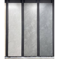 Carrelage en Porcelaine Chinois 600x1200 Effet Béton Mat Gris Uni pour Sol 60x120