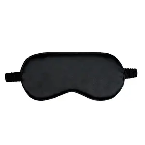 Alta Qualidade Unisex Super Smooth Blindfold Silk Satin Sleeping Eye Mask com cinta elástica