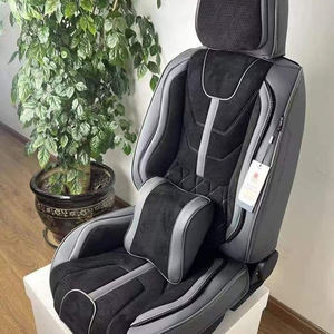 Fundas de Asiento de Coche de Lujo para Negocios, Juego Completo, Tejido Duradero, Transpirable, de Poliéster, Universal, para Todas las Estaciones, Tonghui - Product Image 1