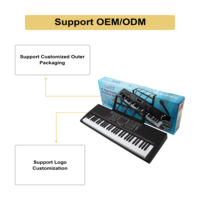 BD MUSIC BD-661 Portable 61 Keys Electronic Digital Piano Keyboard Musical Instruments Electric Organ on Sale