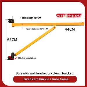 Palăng điện với cần cẩu tường mở rộng cải tạo hộ gia đình nhỏ nâng cột Khung hộp số thành phần cốt lõi động cơ - Product Image 6