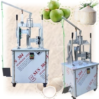 Machine à décortiquer la noix de coco semi-automatique, manuelle, pour un travail réduit