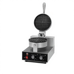 Four à gaufres commercial personnalisé à tête unique et équipement de cuisson électrique pour crêpes/muffins, garantie 6 mois - Product Image 1