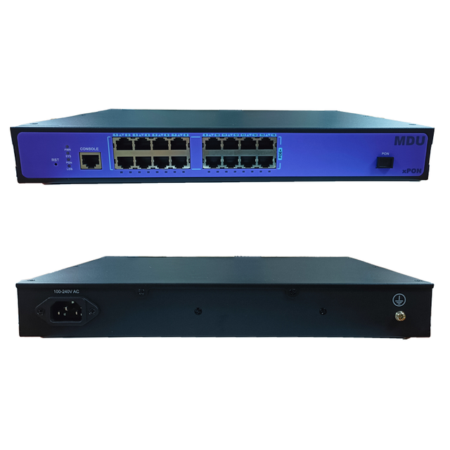 Sopto GPON ONU with POE 10/100/1000M Ethernet Interface FTTH 8 Ports 16 Ports XPON ONU Fiber Optic Modem