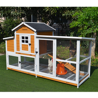 Meilleures ventes - Poulailler extérieur en bois massif, durable et moderne, grande taille, pour animaux de compagnie