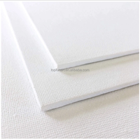Fournitures d'art professionnelles, panneaux de toile vierges en coton 100% pur, taille personnalisée, pour la peinture