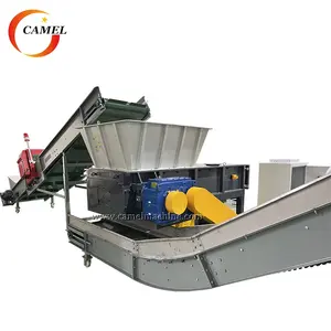 Mềm mại và cứng nhắc nhựa băm nhỏ máy đơn trục Shredder cho PE PP cục U thanh trừng và túi nhựa films