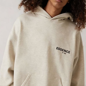 Sudadera con capucha oversize para hombre <span class=keywords><strong>Fear</strong></span> Tops, estilo urbano con hombros caídos, jersey grueso de invierno, logotipo personalizado, deportivo de alto gramaje Y2K God - Product Image 4