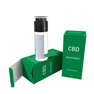 Individuelle flüssige CBD-Flaschenbox Verpackung wasserdichte CBD-Öl-Flaschenverpackung CBD-Oralsprühboxen