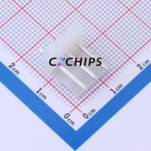 HDGC3961WV-3P-2 Wire-to-Board Pin Header Bent Lead Through Hole,P=3.96mm Connector 1x3P 3.96mm Right Angle Insert 3P - Product Image 1