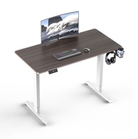 Cadre de bureau moderne pour télétravail avec support électrique, hauteur réglable motorisée, mobilier de bureau ergonomique, table à manger, 5 ensembles