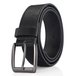 Wholesale best gift for all Adult TOP Leather fashion simple belt with Metal Buckle