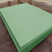 Panneau MDF de haute qualité 18 mm résistant à l'humidité, noyau vert, imperméable HMR, pour meubles de cuisine, finition mélamine brillante