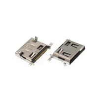 Midi-Kopf-USB-Steck verbinder, Micro-USB-Klinkenst ecker