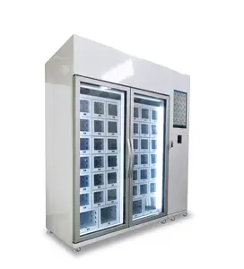 Smart large locker vending machine fruit with cooling system sale fresh flower,bouquet at the station
