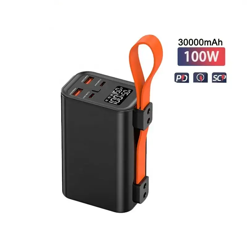 Xách tay Powerbank ngân hàng điện cầm tay máy tính xách tay Trạm điện 40000mAh PD 100W sạc 30000mAh 20000 mAh ngân hàng điện