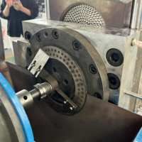 Ligne de granulation à chaud pour granulés de PVC, extrudeuse à double vis conique