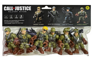 Figuras <span class=keywords><strong>de</strong></span> acción <span class=keywords><strong>de</strong></span> hombres del ejército <span class=keywords><strong>de</strong></span> 3 pulgadas <span class=keywords><strong>de</strong></span> 4 colores-6PCS Montar juguetes <span class=keywords><strong>de</strong></span> soldado con armas Play-set para niños 3 + - Product Image 4