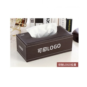 Nordic Boxes Baby Napkins Faux Leather Luxury Fashion High Grade Home Tissue Storage Box - Product Image 5