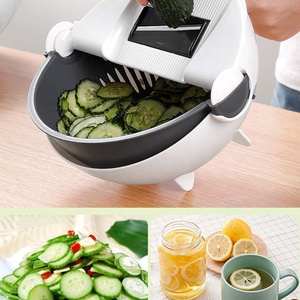 Nuevo Cortador de Verduras Multifuncional 9 en 1 con Rotación Mágica y Cesta de Drenaje - Product Image 4