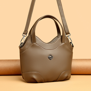 Bolsos de Hombro de Moda para Mujer, Estilo <span class=keywords><strong>Clemence</strong></span>, Bolso de Mano Vintage de PU, Gran Capacidad, Bolsos de Mano de Cuero PU para Mujer 2026 - Product Image 4