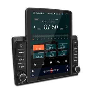 אוניברסלי 9.5 אינץ' מולטימדיה 1 דין יחיד דין לרכב נגן MP5 GPS ומגבר רדיו סטריאו לרכב עם נגן CD ו-DSP מובנה GPS