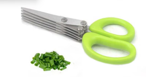 <span class=keywords><strong>Ciseaux</strong></span> à légumes multi-couches pour oignon vert, coupe-herbes à cinq couches, <span class=keywords><strong>ciseaux</strong></span> de cuisine en acier inoxydable à trois couches - Product Image 4
