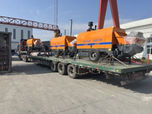 Pompa per Calcestruzzo Diesel Portatile SMCP40 40m3/h, Mini Pompa per Calcestruzzo a Prezzo di Fabbrica, Macchina per Pompaggio a Basso Consumo Energetico in Vendita - Product Image 5