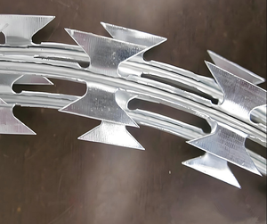 Fil de fer barbelé galvanisé à chaud en bobine, revêtu de PVC, en fer et en acier inoxydable pour clôtures et prisons - Product Image 5