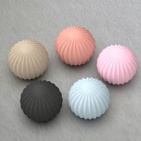 Balle lestée en silicone de qualité supérieure, noyau solide, 1,5 kg, pour le yoga, le Pilates et l'entraînement de force