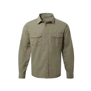 Chemise de Pêche sur Mesure OEM <span class=keywords><strong>Homme</strong></span> UPF50+ Séchage Rapide <span class=keywords><strong>Manche</strong></span> <span class=keywords><strong>Longue</strong></span> avec Capuche Mélange Bambou Polyester - Product Image 6