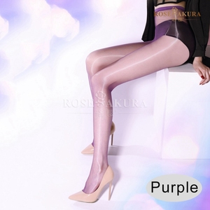 Usine En Gros Femmes Ligne Entrejambe 1D Ultra-mince Transparent Sexy Collants Érotique Collants Huile Brillant Rosesakura 0813 - Product Image 6