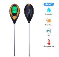 Haute précision 4-en-1 sol PH-mètre température lumière du soleil testeur d'humidité haute sensibilité pointeur OEM personnalisable plastique ODM