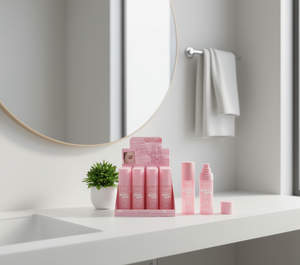 Spray fissante per capelli Saniye R3101 a tenuta forte, flacone in plastica con design serigrafato - Product Image 2